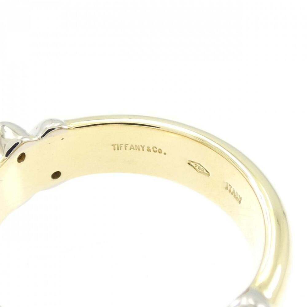 TIFFANY Gold Diamond Ring - Picture 4 of 5